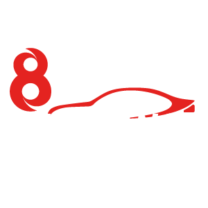 8 Min Auto Repair Logo